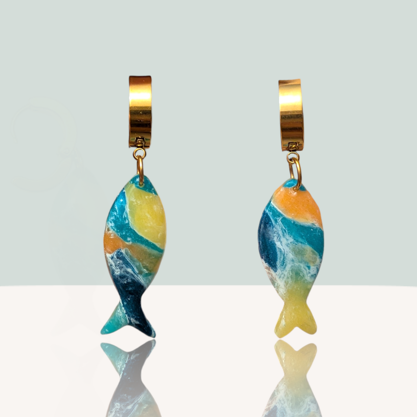 Medium Fish Dangles - Earth