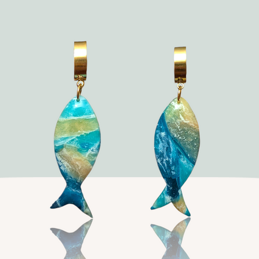 Large Fish Dangles - Earth