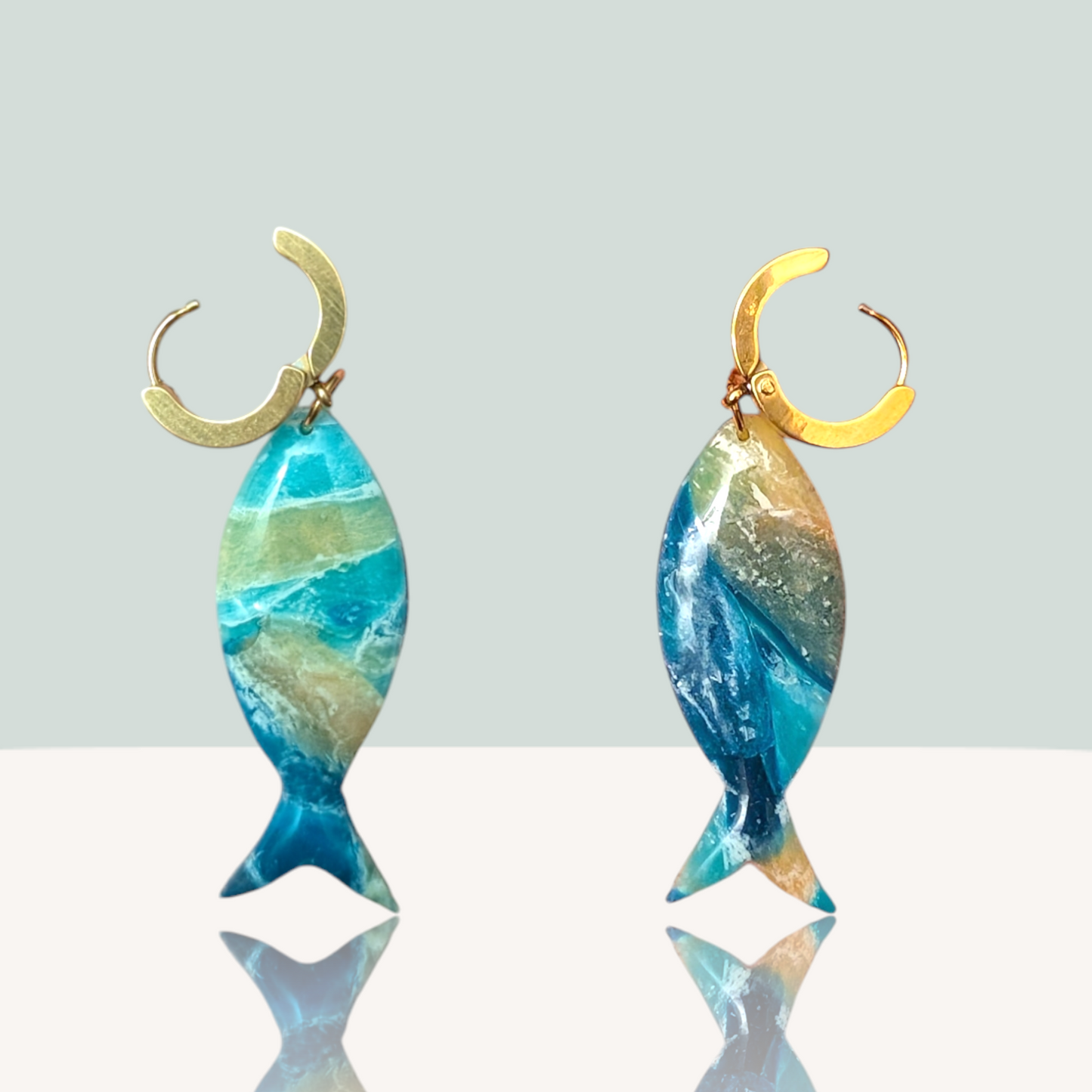 Large Fish Dangles - Earth