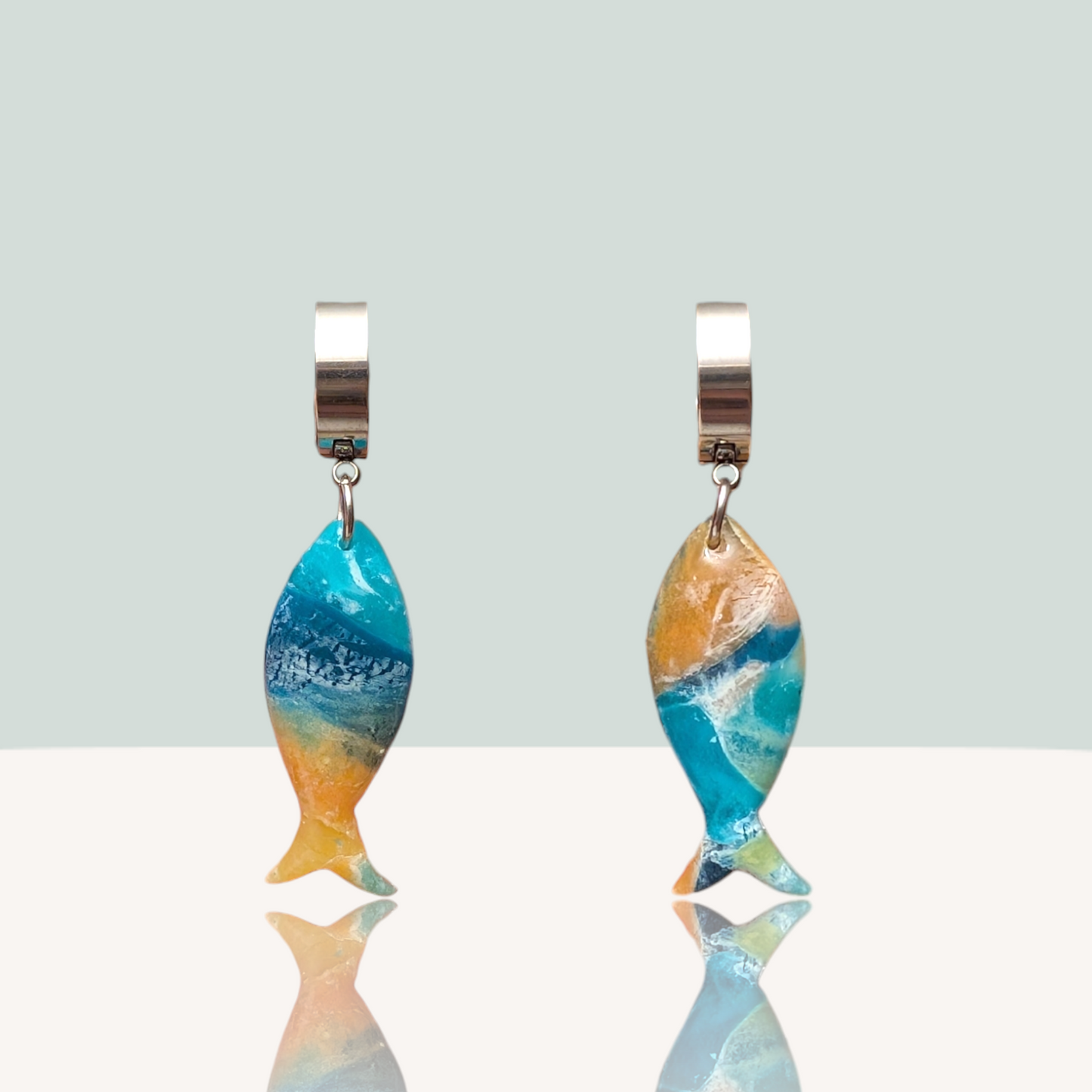 Medium Fish Dangles - Earth