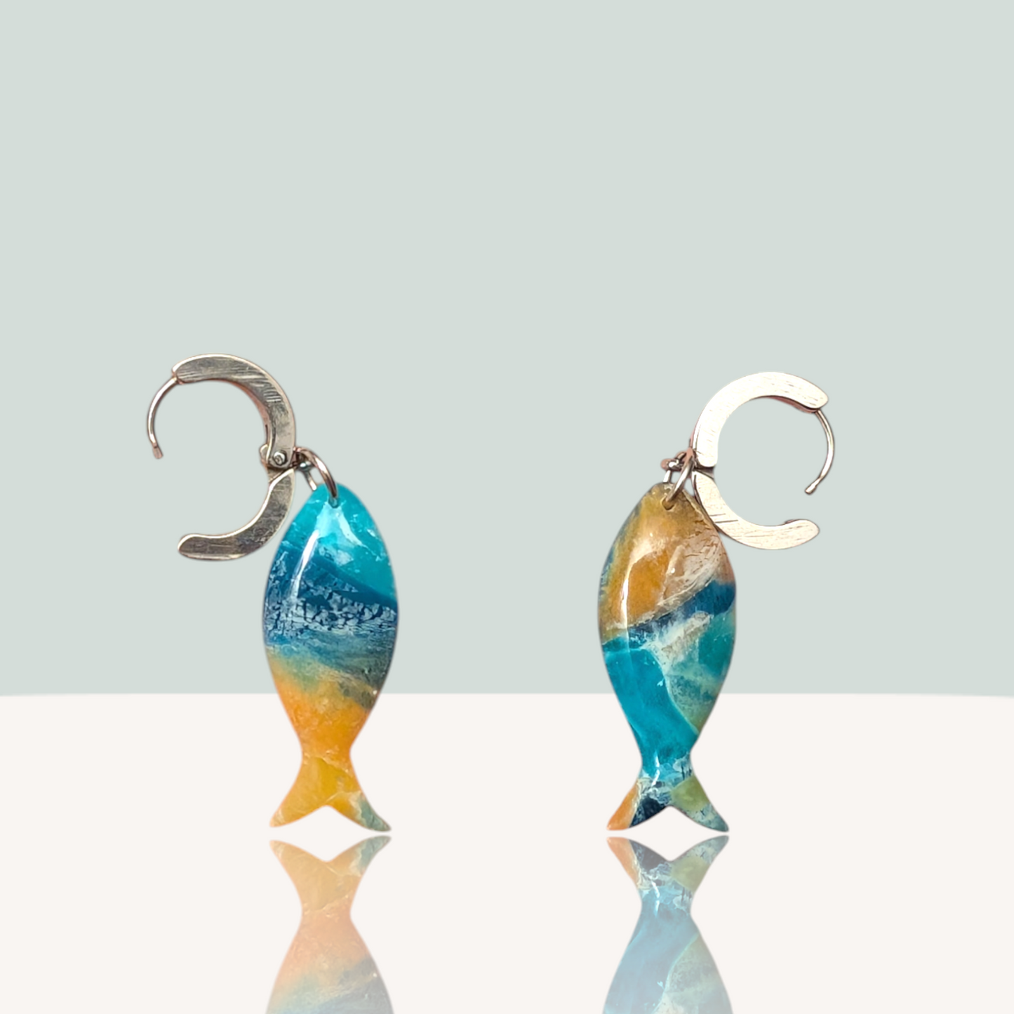 Medium Fish Dangles - Earth